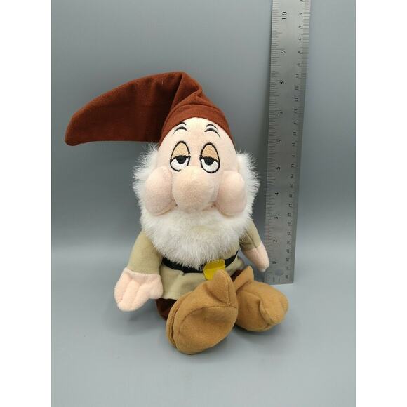RARE Walt Disney World Sleepy Brown Hat Plush Snow White Dwarf Factory Error - Picture 7 of 12